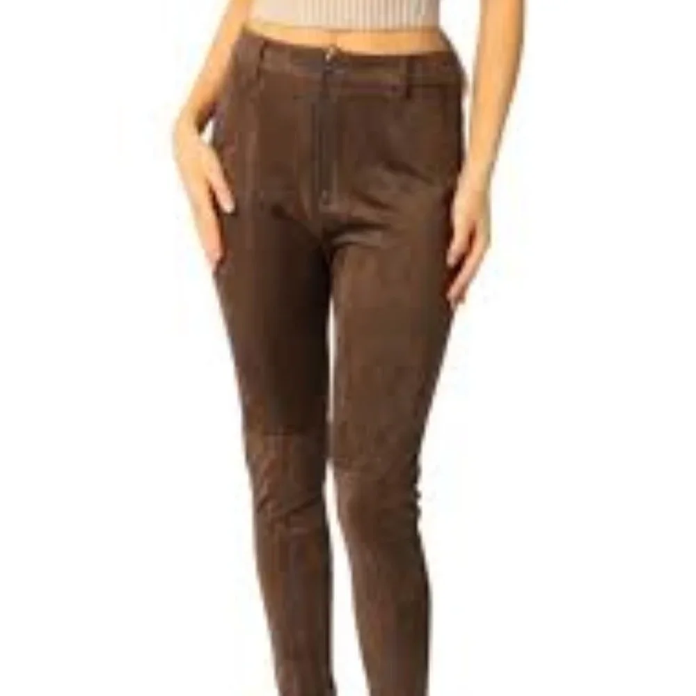 Rewash faux worn leather high rise pants sz11 - Picture 1 of 10